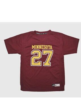 adidas NCAA Youth Boys Minnesota Golden Gophers #27 Football Jersey New L, XL